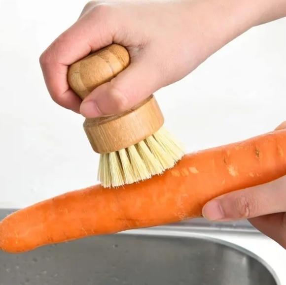 100% All Natural Bamboo Dish Brush SET - Picture 7 of 13